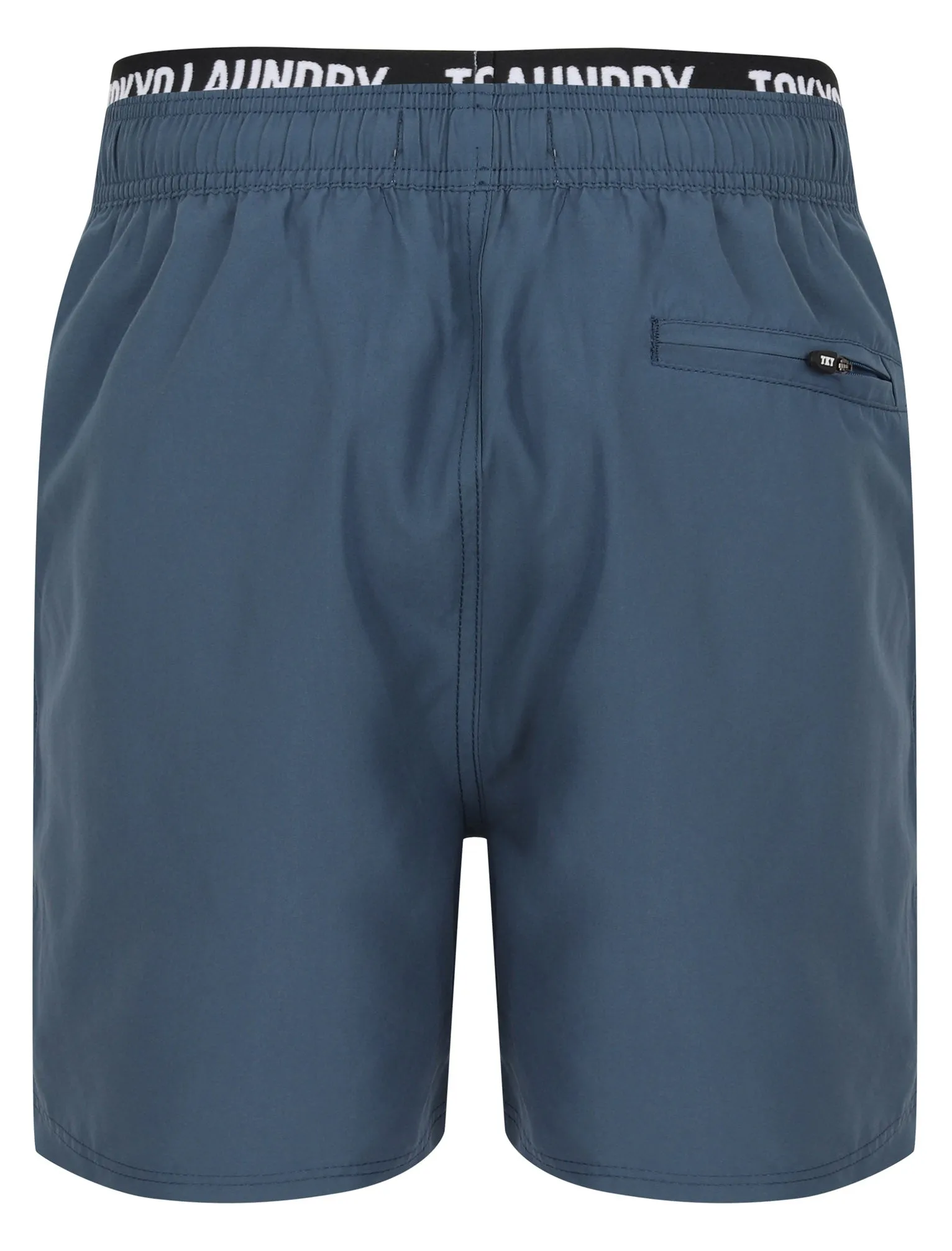 Ailani Swim Shorts with Plush Waistband Insert In Dark Denim - Tokyo Laundry