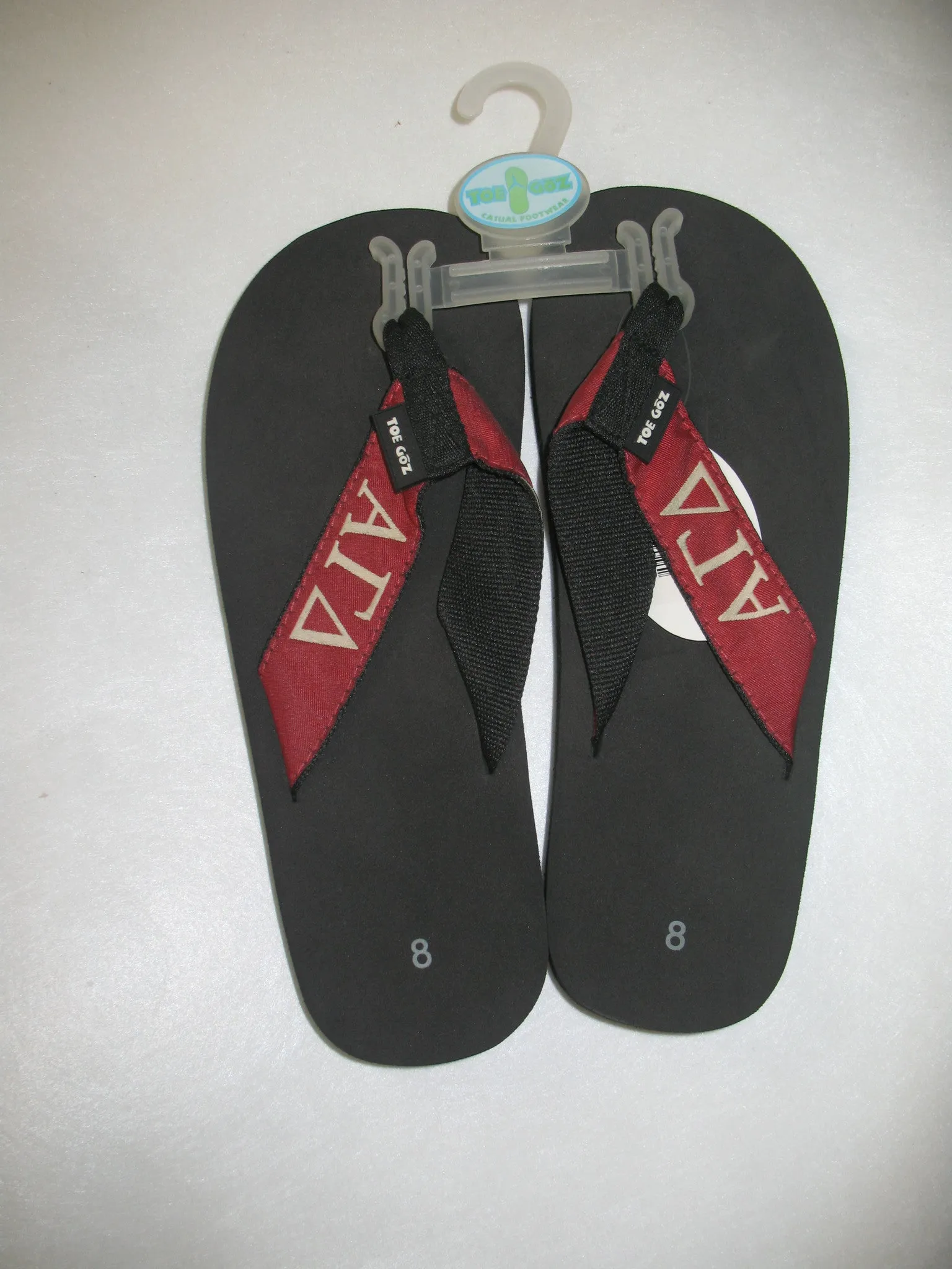 Alpha Gamma Delta Toe Goz Flip Flops