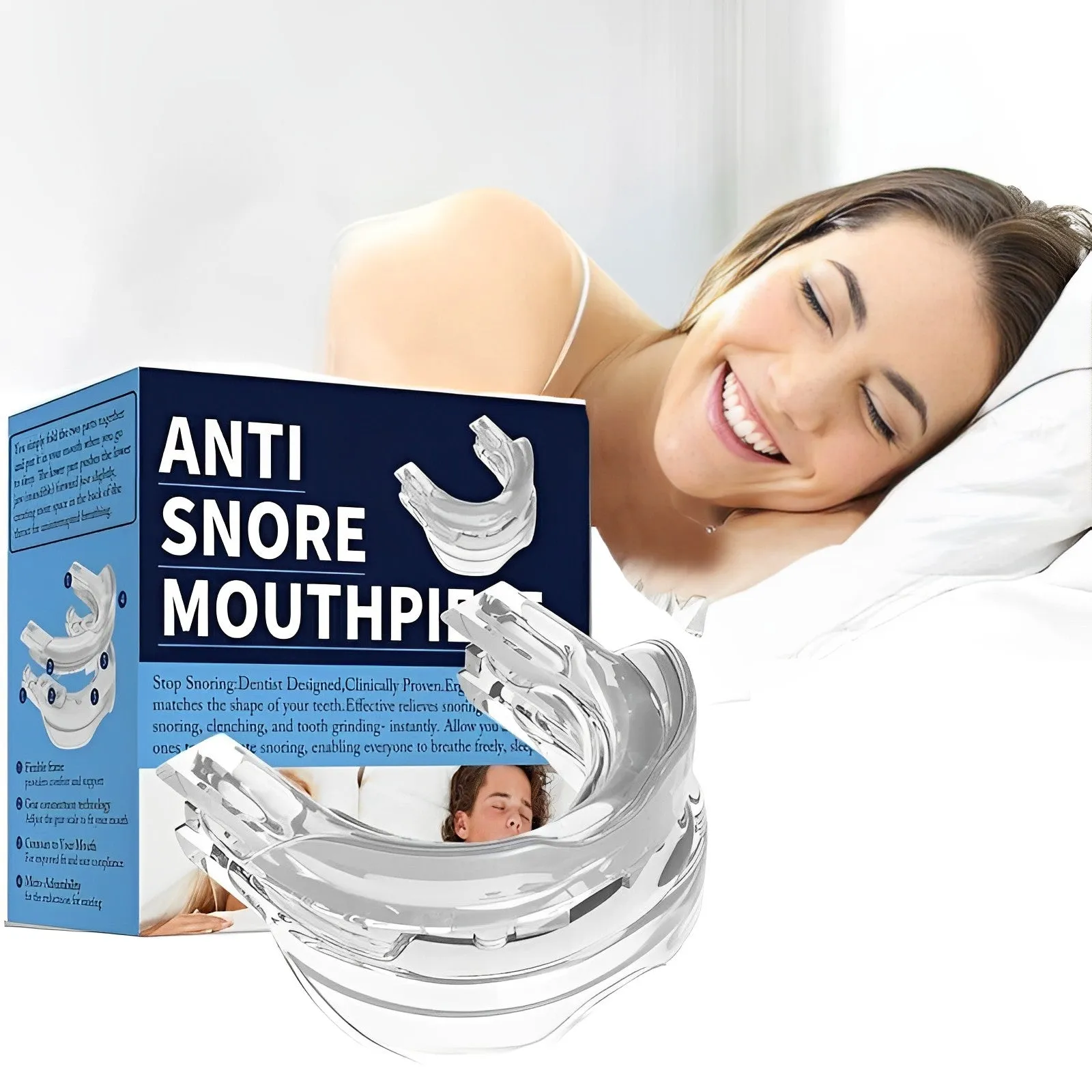 Anti Snoring Sleep Apnea Mouthpiece Guard