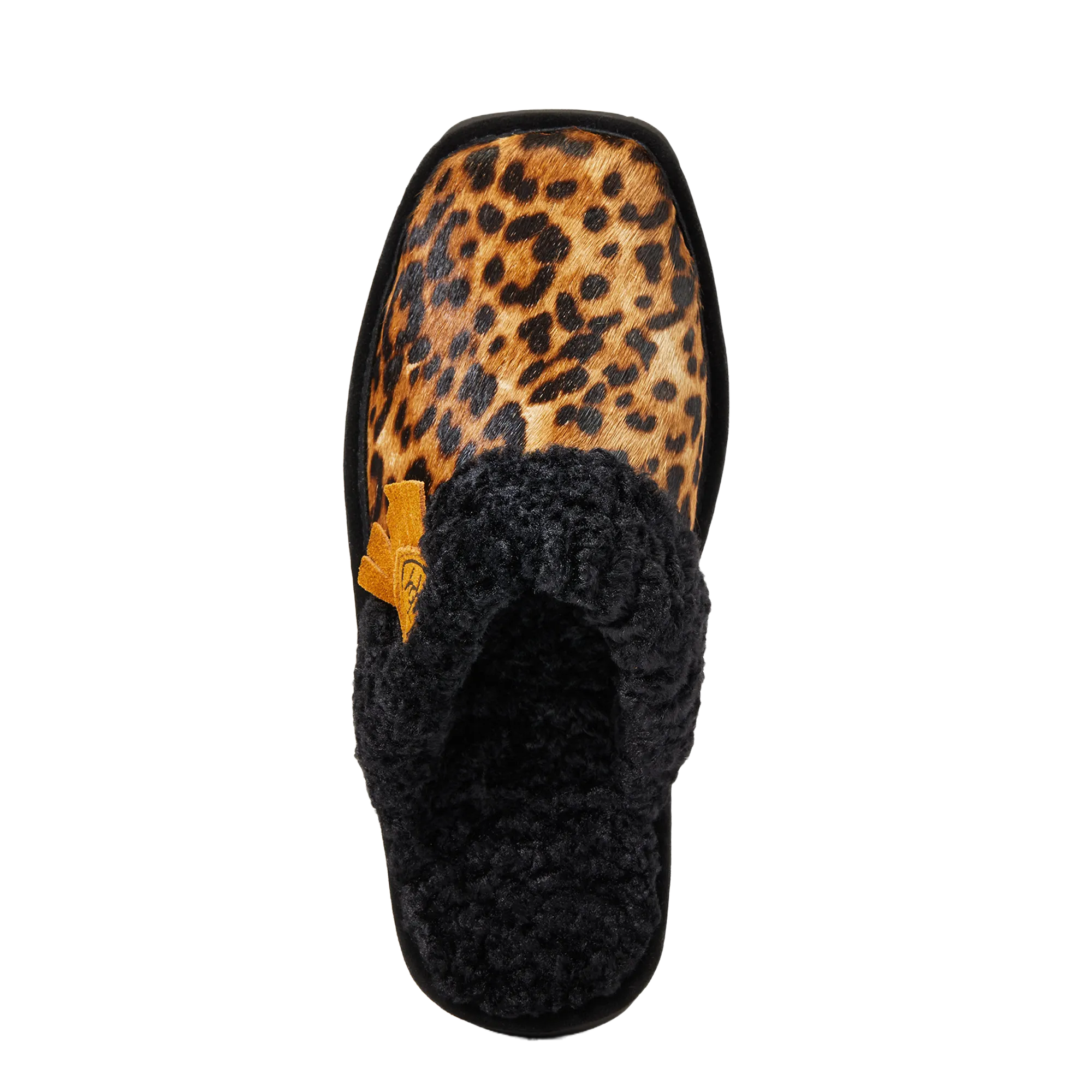 Ariat Ladies Jackie Square Toe Cheetah Hair On Slippers 10039061