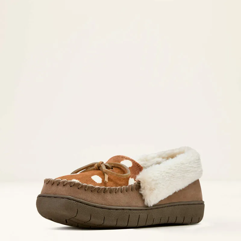 Ariat Ladies Moccasin Slipper - Brown - AR4419-981