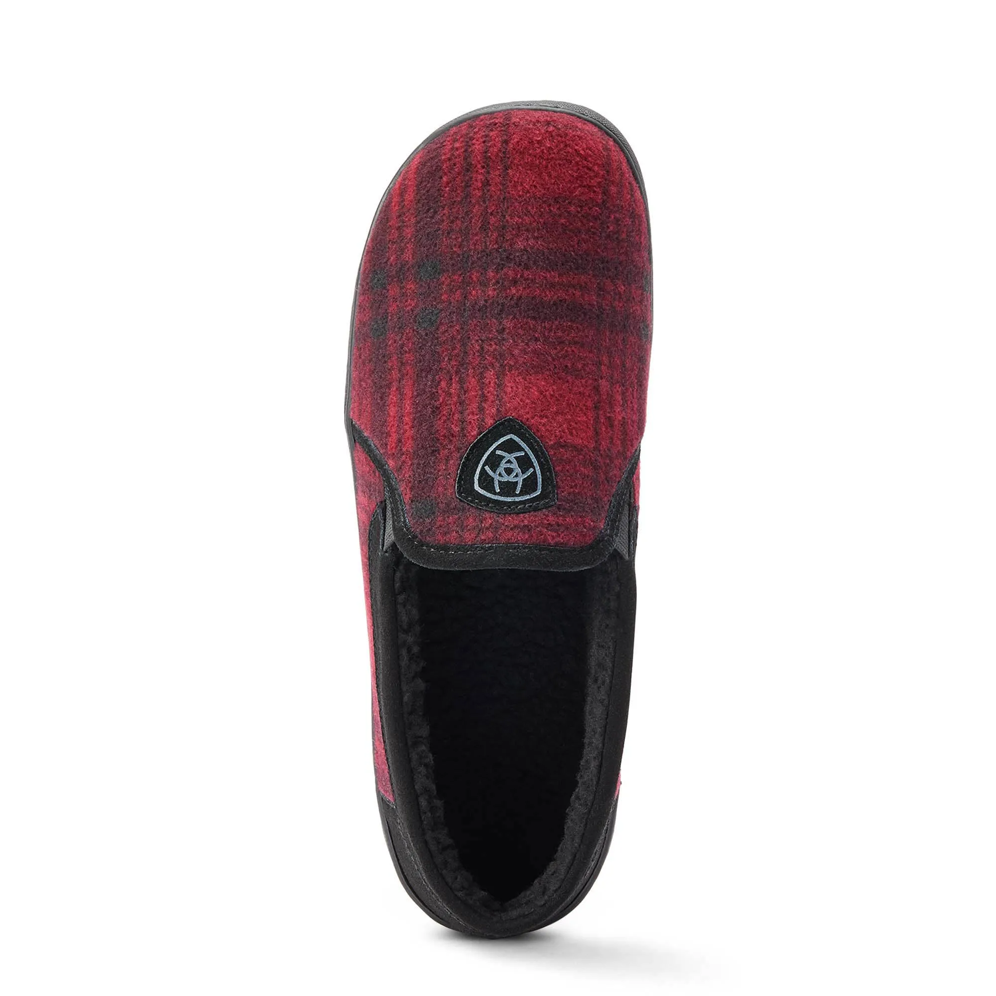 Ariat Men's Lincoln Slipper in Collectible Tin, Red Plaid