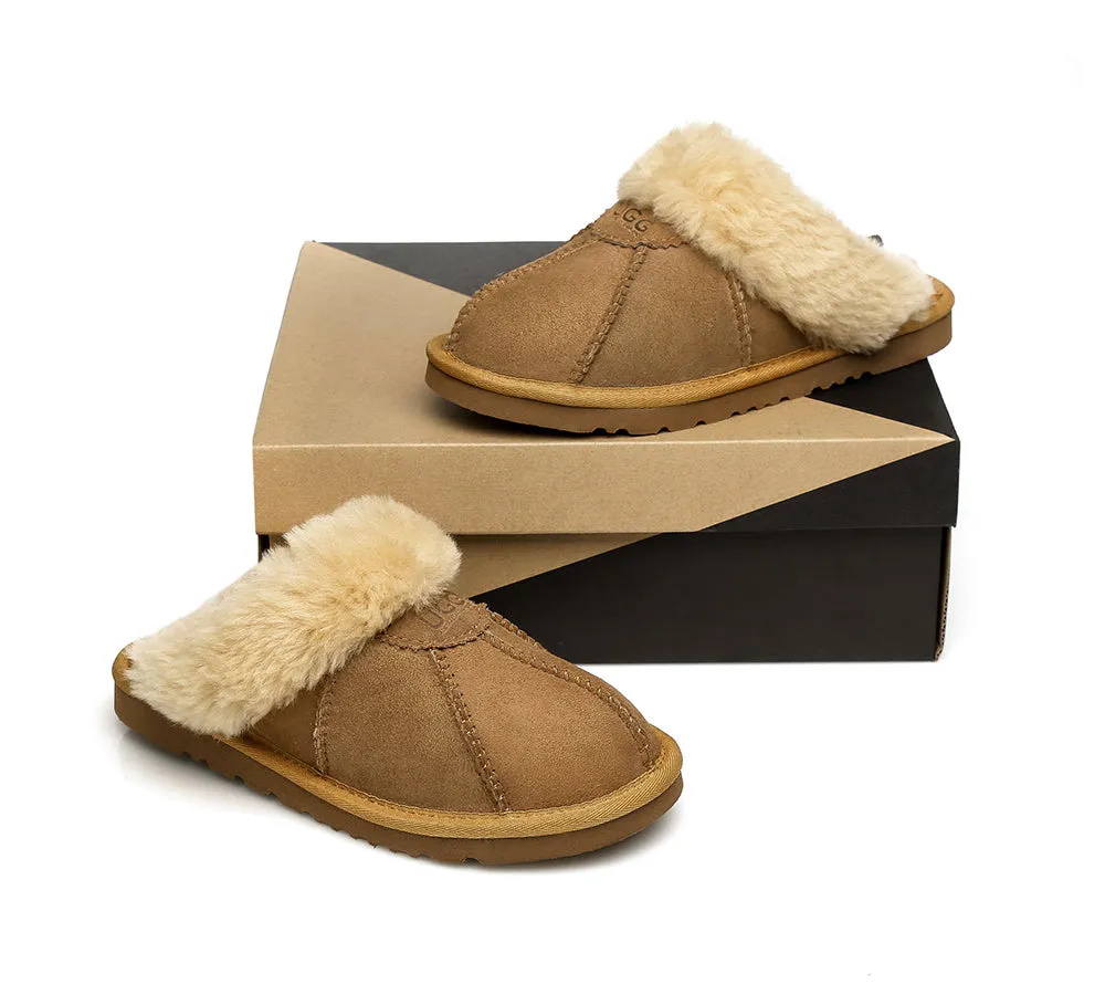 AUSTRALIAN SHEPHERD® UGG Double Face Sheepskin Wool Slippers Robert