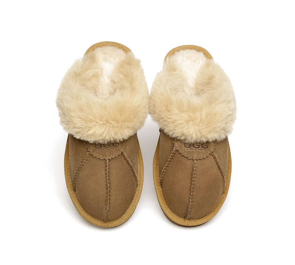 AUSTRALIAN SHEPHERD® UGG Double Face Sheepskin Wool Slippers Robert