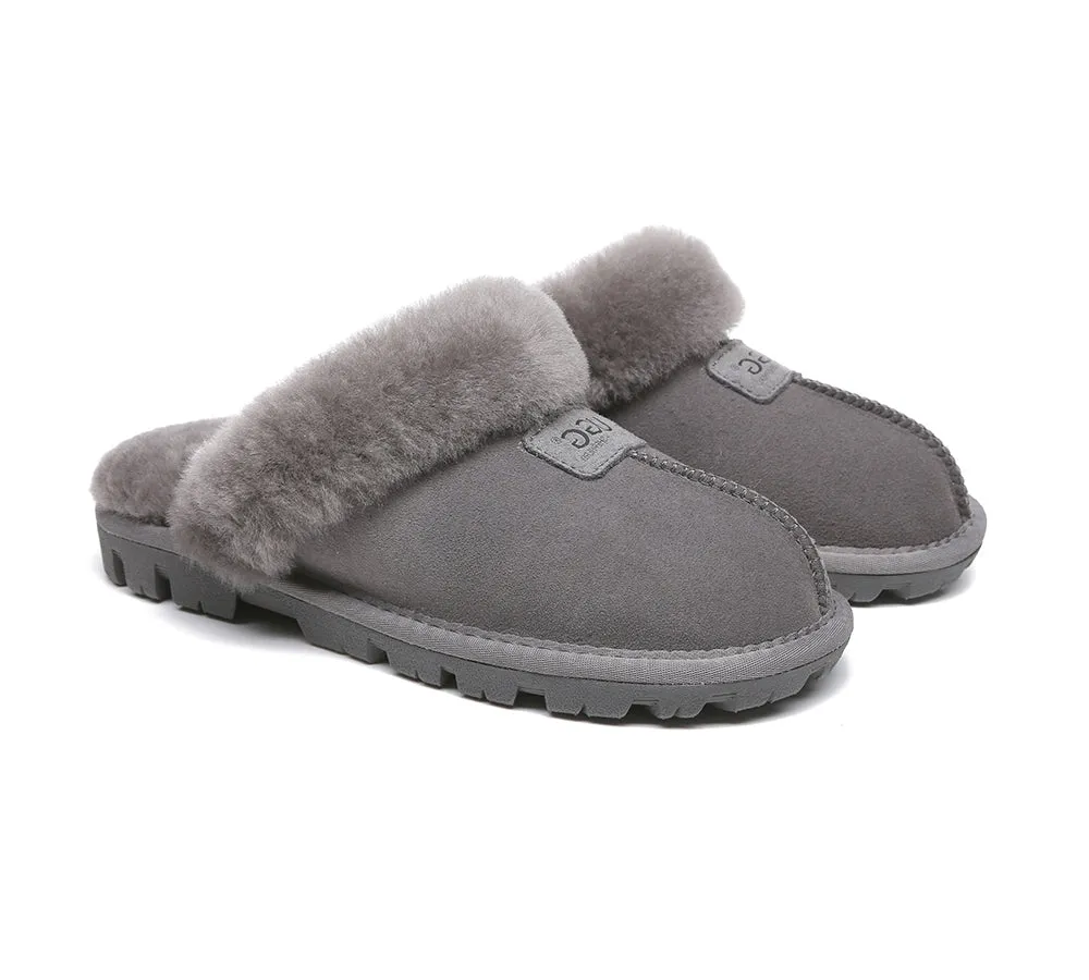 AUSTRALIAN SHEPHERD® UGG Double Face Sheepskin Wool Slippers Suzie Scuff