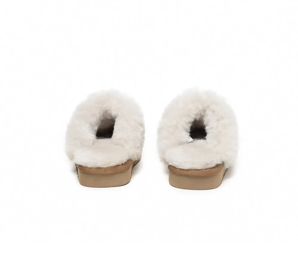 AUSTRALIAN SHEPHERD® UGG Kids Australian Sheepskin Wool Slippers Muffin