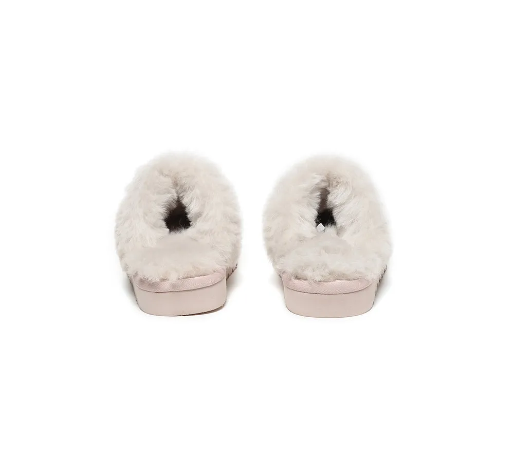 AUSTRALIAN SHEPHERD® UGG Kids Australian Sheepskin Wool Slippers Muffin