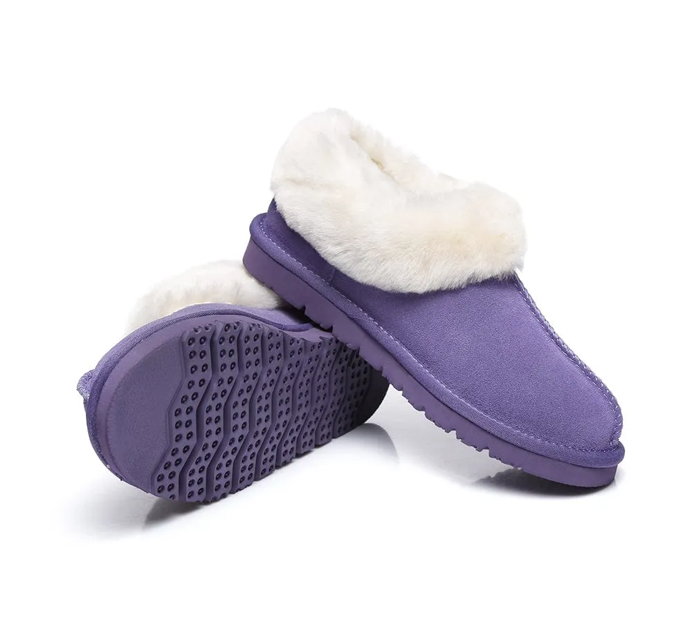 AUSTRALIAN SHEPHERD® UGG Sheepskin Wool Ankle Slippers Homey