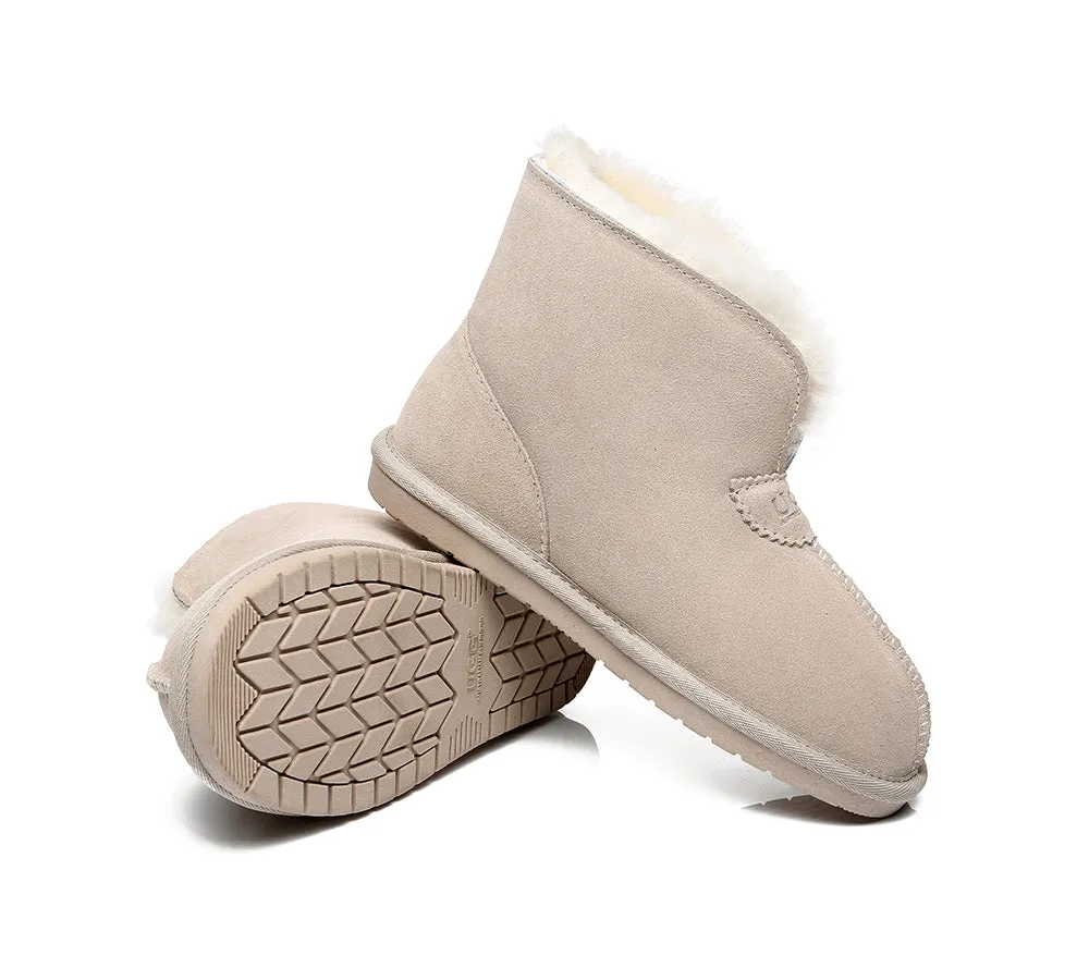 AUSTRALIAN SHEPHERD® UGG Sheepskin Wool Ankle Slippers Parker