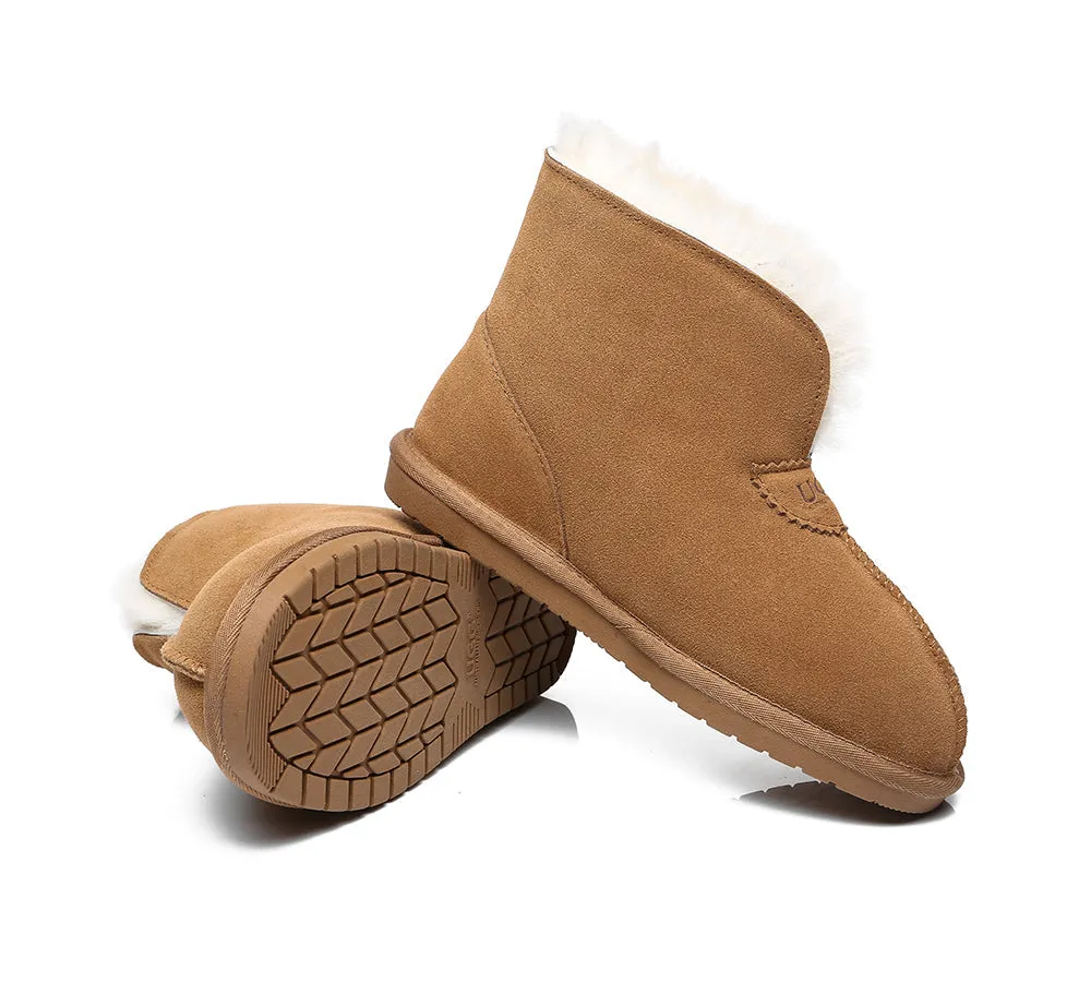 AUSTRALIAN SHEPHERD® UGG Sheepskin Wool Ankle Slippers Parker