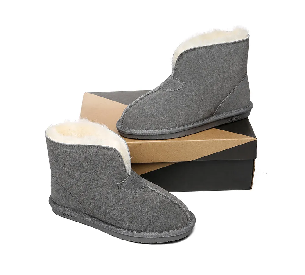 AUSTRALIAN SHEPHERD® UGG Sheepskin Wool Ankle Slippers Parker