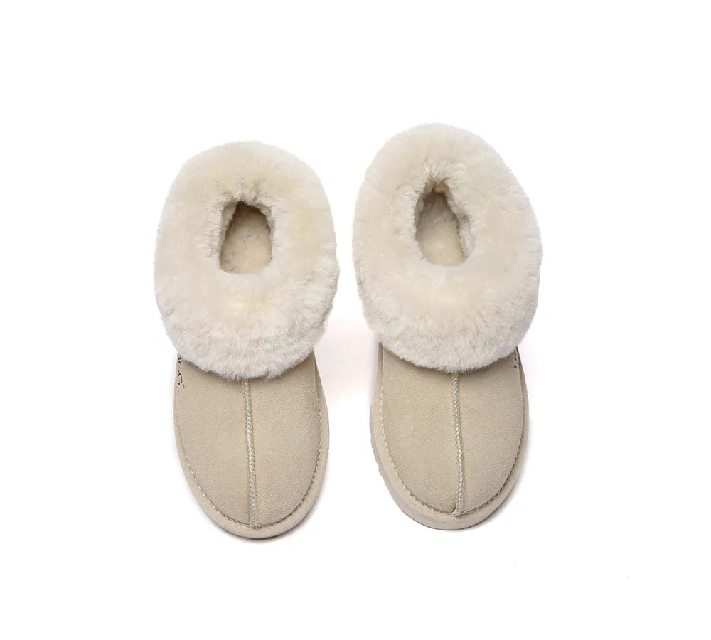 AUSTRALIAN SHEPHERD® UGG Slippers Sheepskin Wool Ankle Homey Special