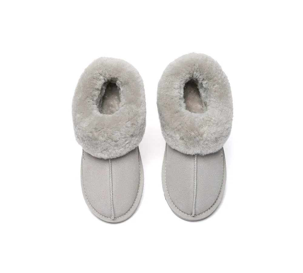 AUSTRALIAN SHEPHERD® UGG Slippers Sheepskin Wool Ankle Homey Special