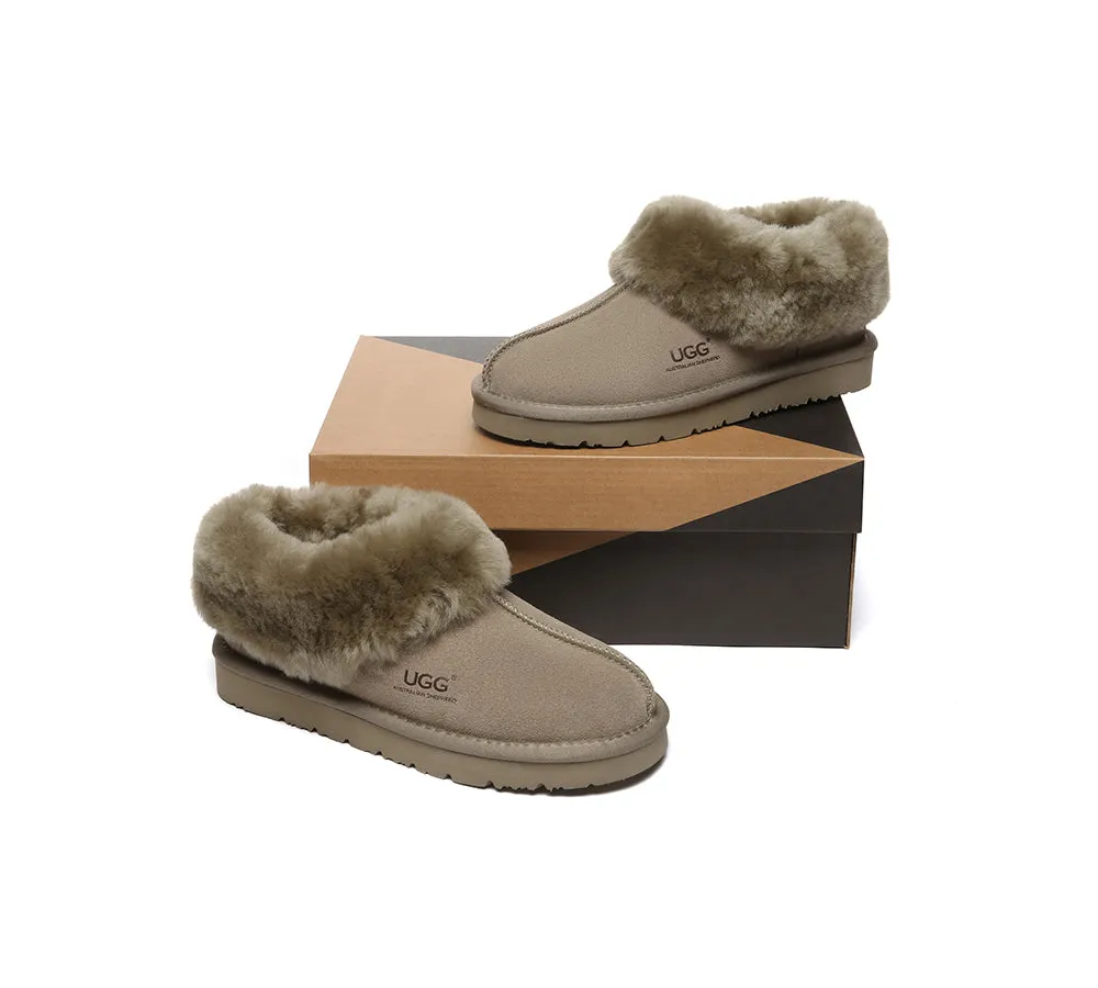 AUSTRALIAN SHEPHERD® UGG Slippers Sheepskin Wool Ankle Homey Special