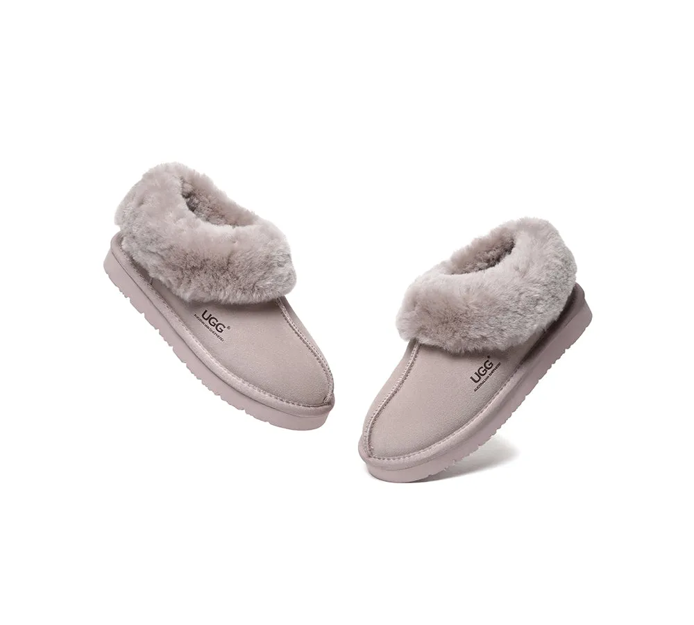 AUSTRALIAN SHEPHERD® UGG Slippers Sheepskin Wool Ankle Homey Special