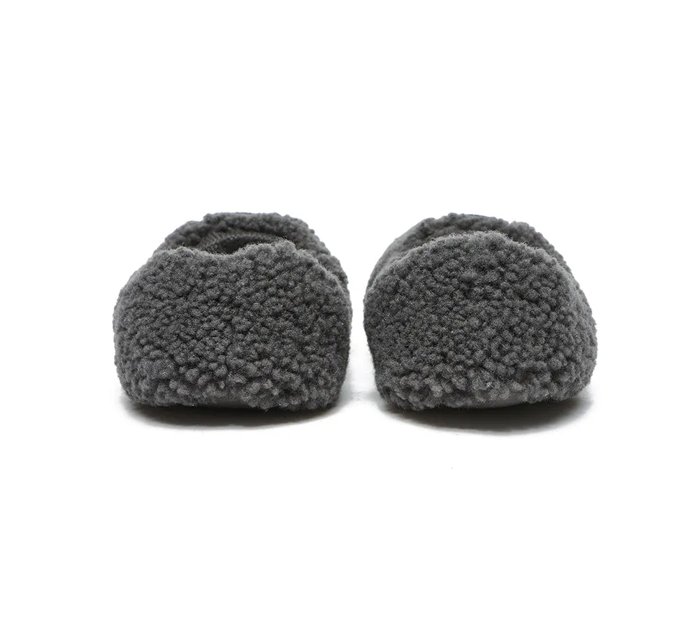 AUSTRALIAN SHEPHERD® UGG Women Curly Wool Slippers Lucina