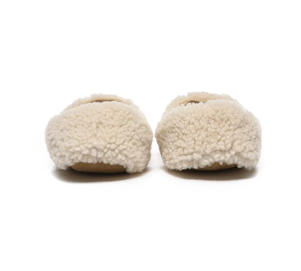 AUSTRALIAN SHEPHERD® UGG Women Curly Wool Slippers Lucina