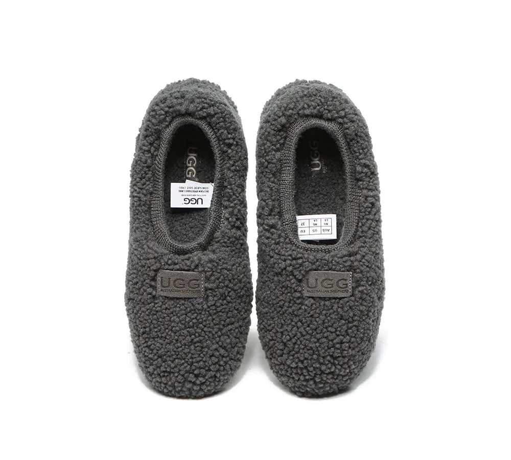 AUSTRALIAN SHEPHERD® UGG Women Curly Wool Slippers Lucina