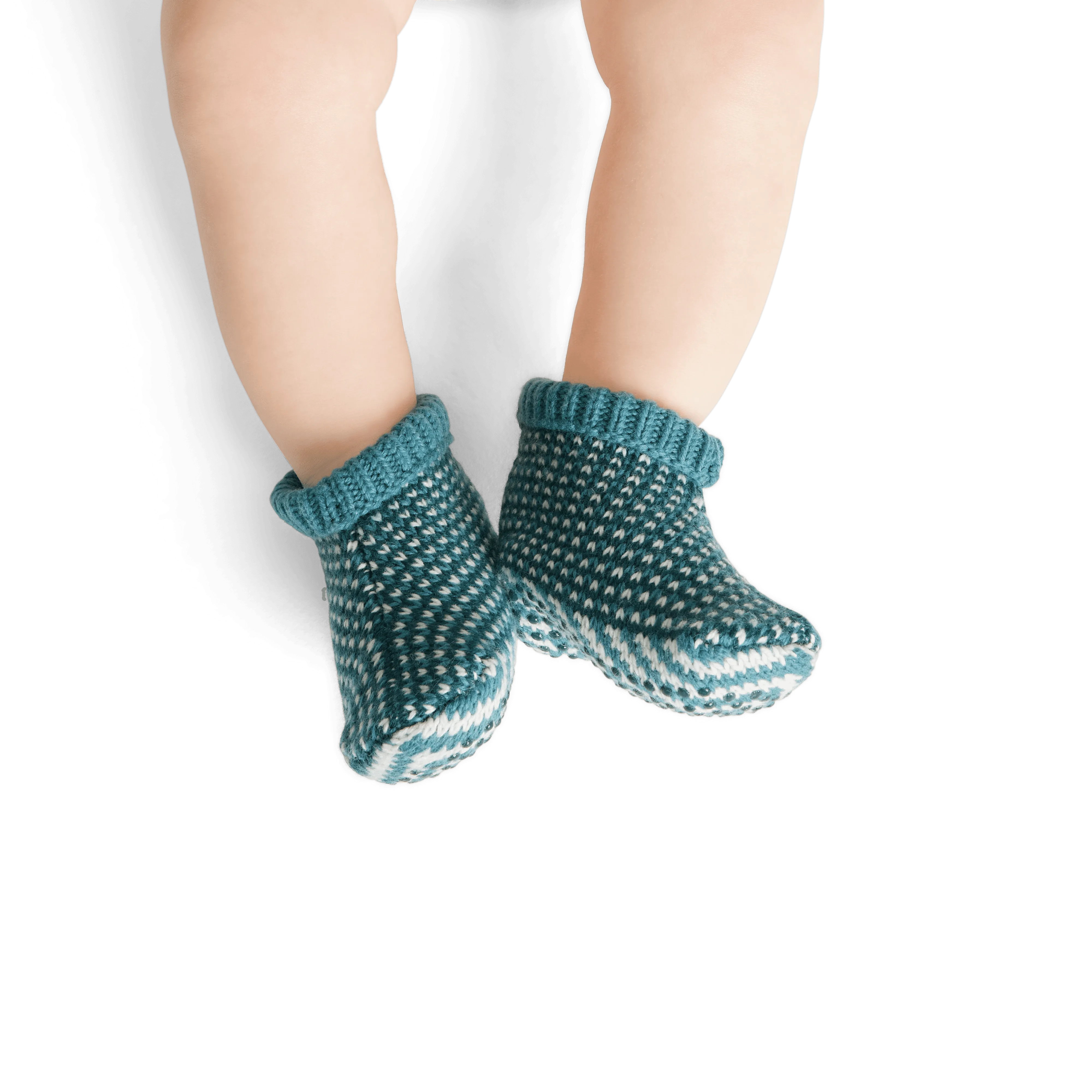 Baby Gripper Slipper Birdseye - Double Cushion