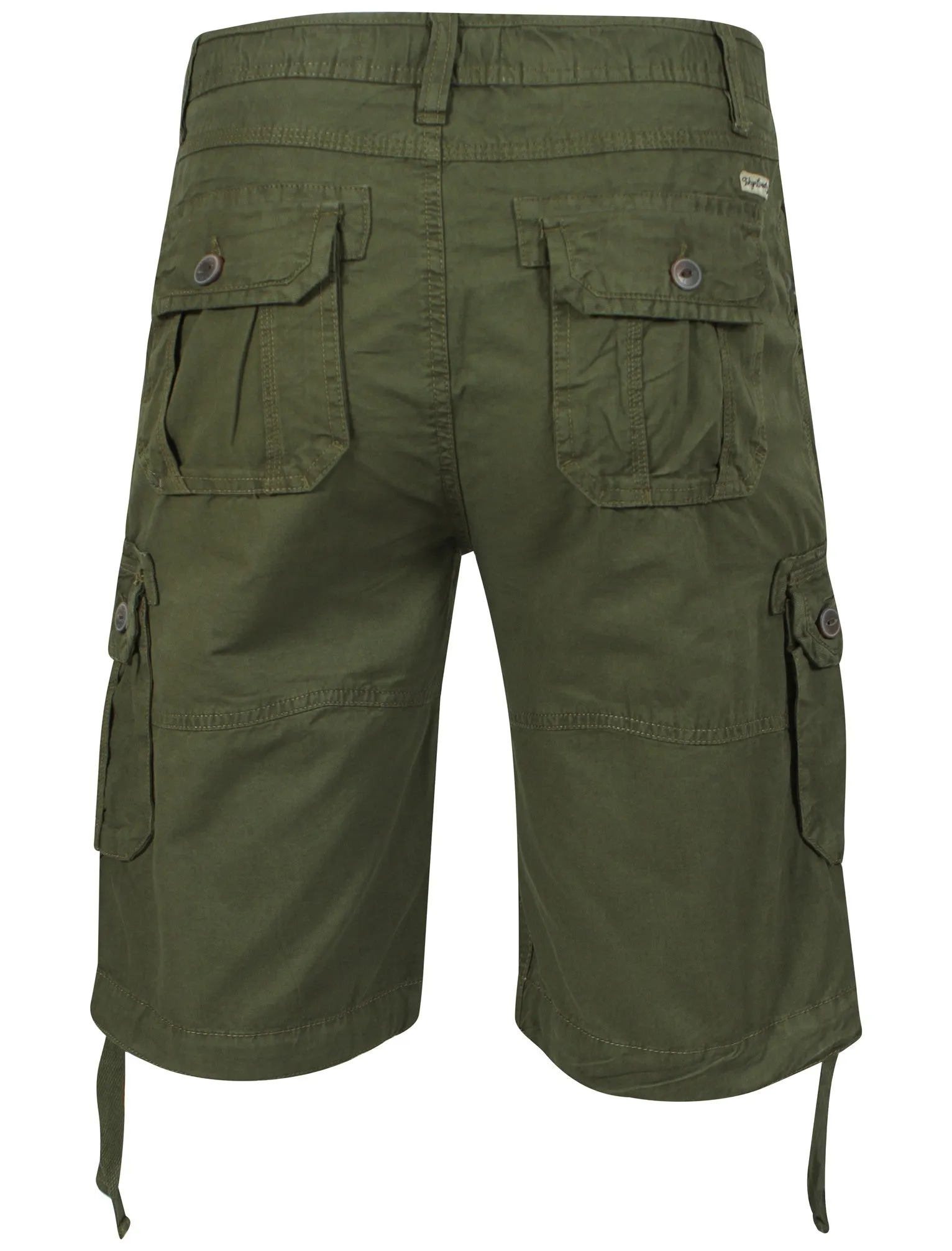 Bailen Cotton Cargo Shorts in Khaki - Tokyo Laundry