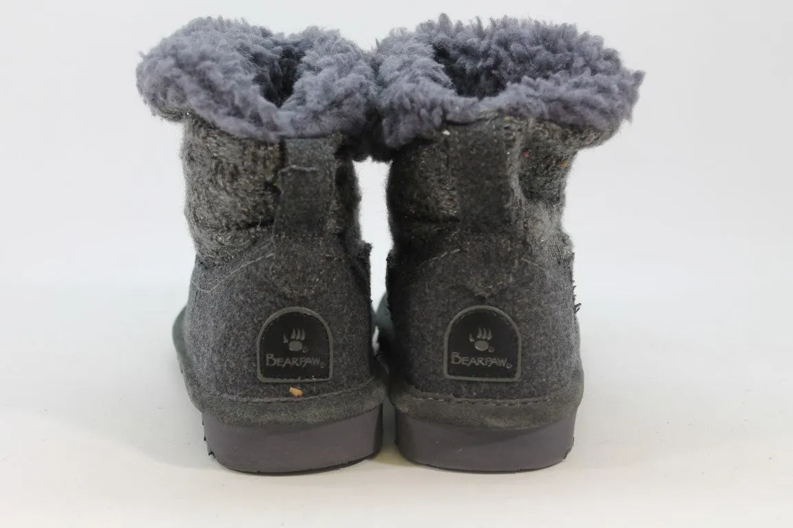 Bearpaw Virginia Women's Gray Boots 6M(ZAP13758)