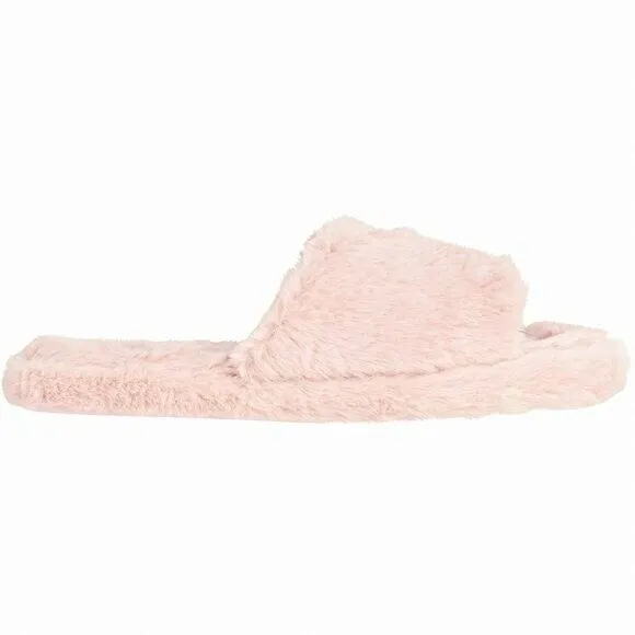 Bearpaw Women's Cozy Maxine Single Band Fuzzy Faux Fur Slippers