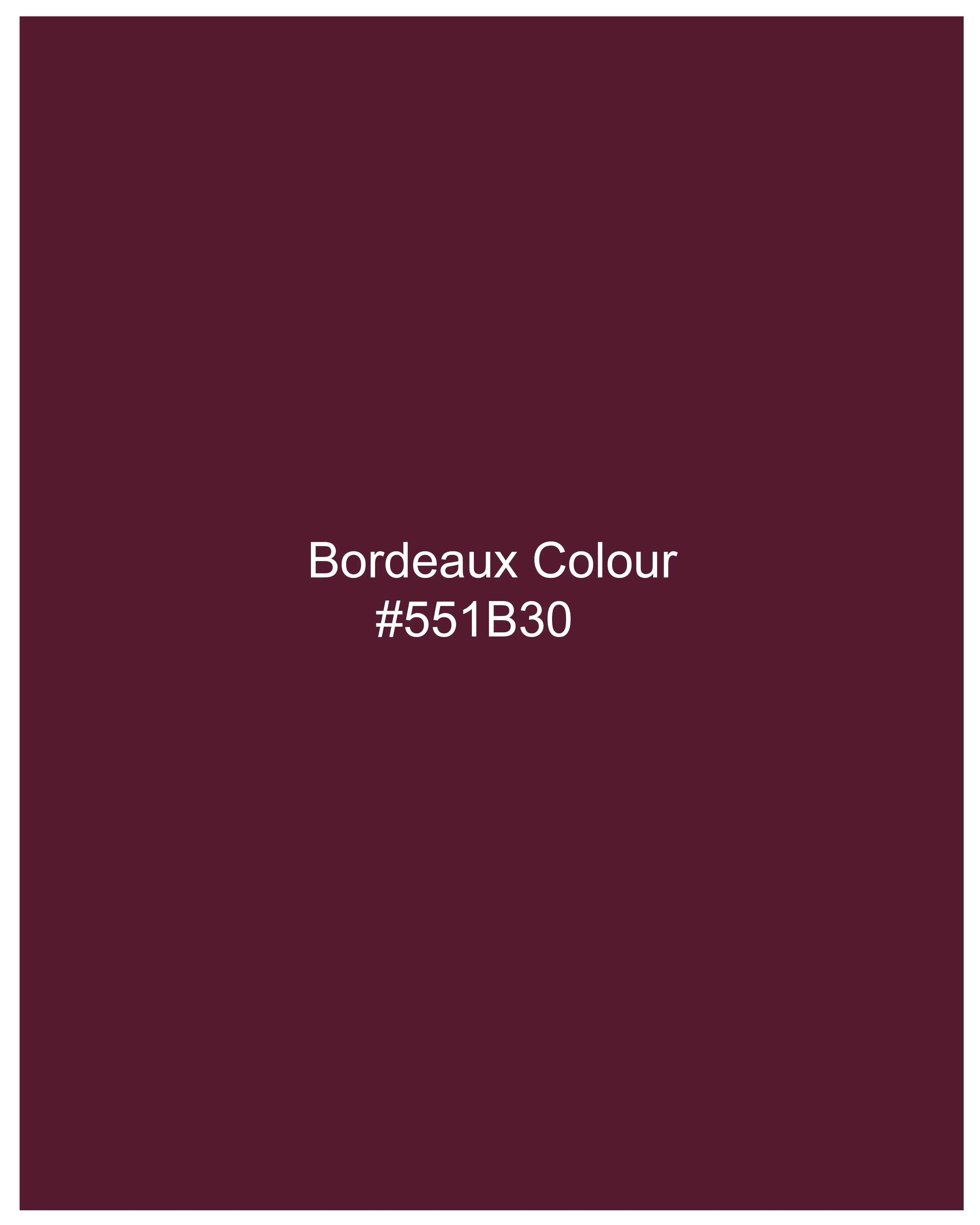 Bordeaux Maroon Premium Cotton Lounge Pants