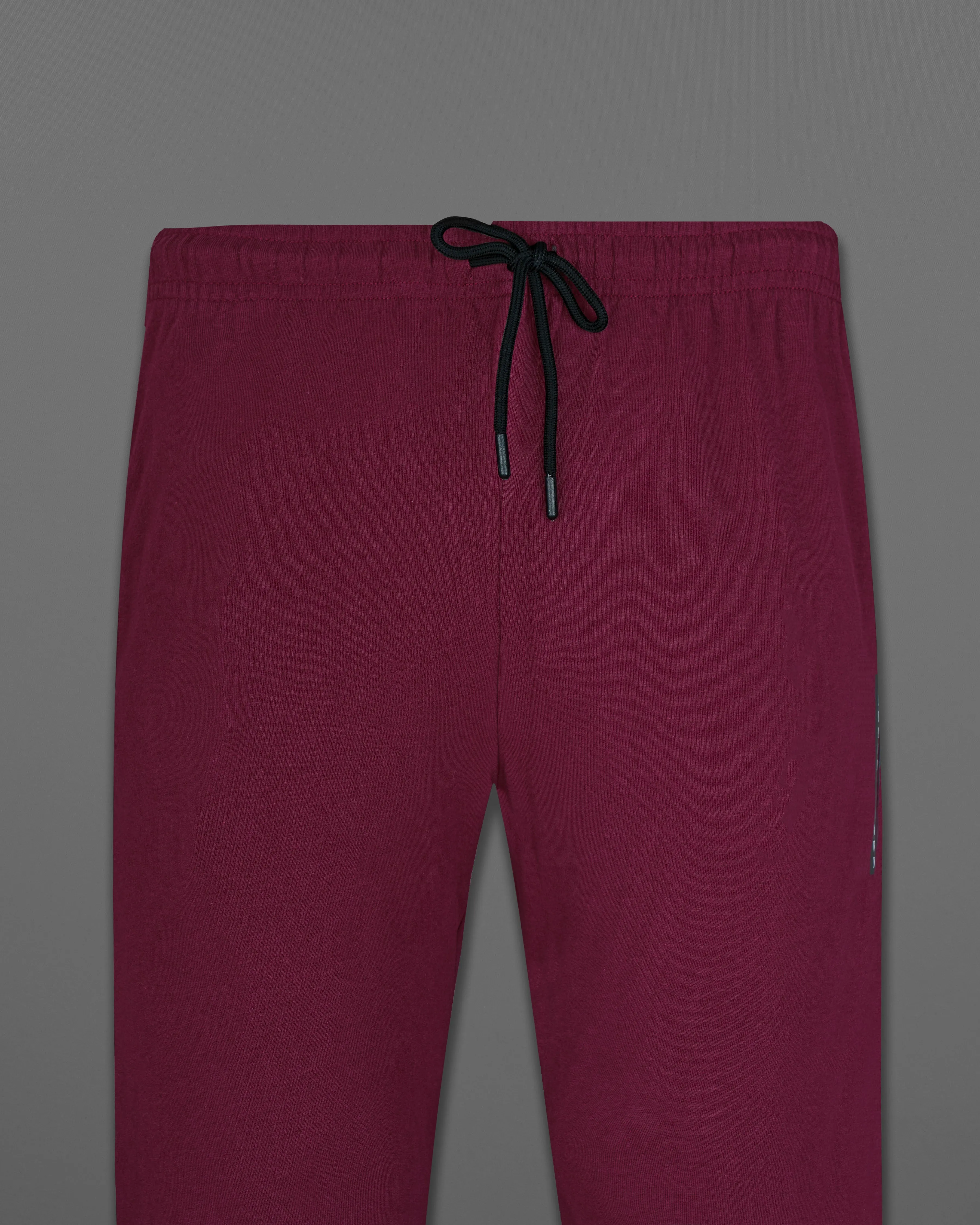 Bordeaux Maroon Premium Cotton Lounge Pants