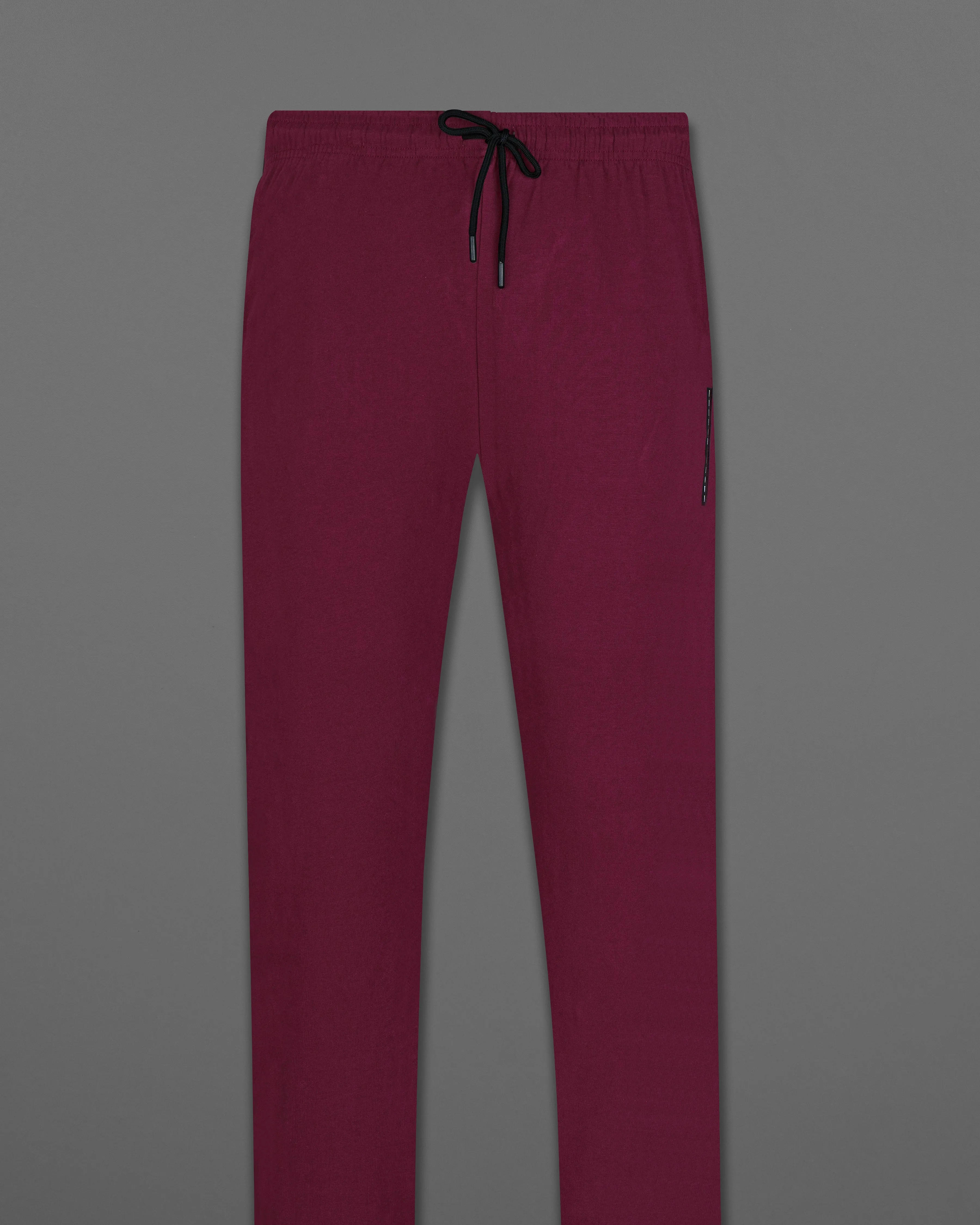 Bordeaux Maroon Premium Cotton Lounge Pants