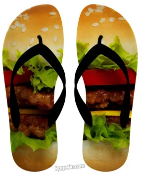 Burger Flip Flops