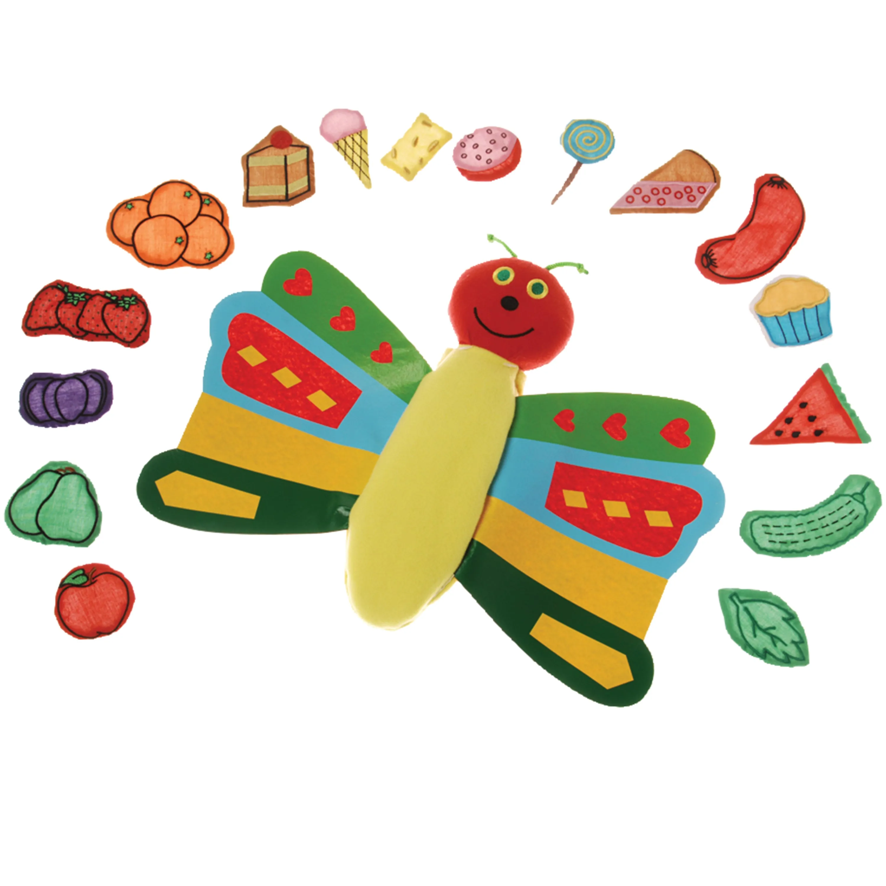 Butterfly & Props Set for The Very Hungry Caterpillar Book*