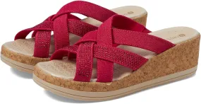 BZees Womens Reign Wedge Sandal