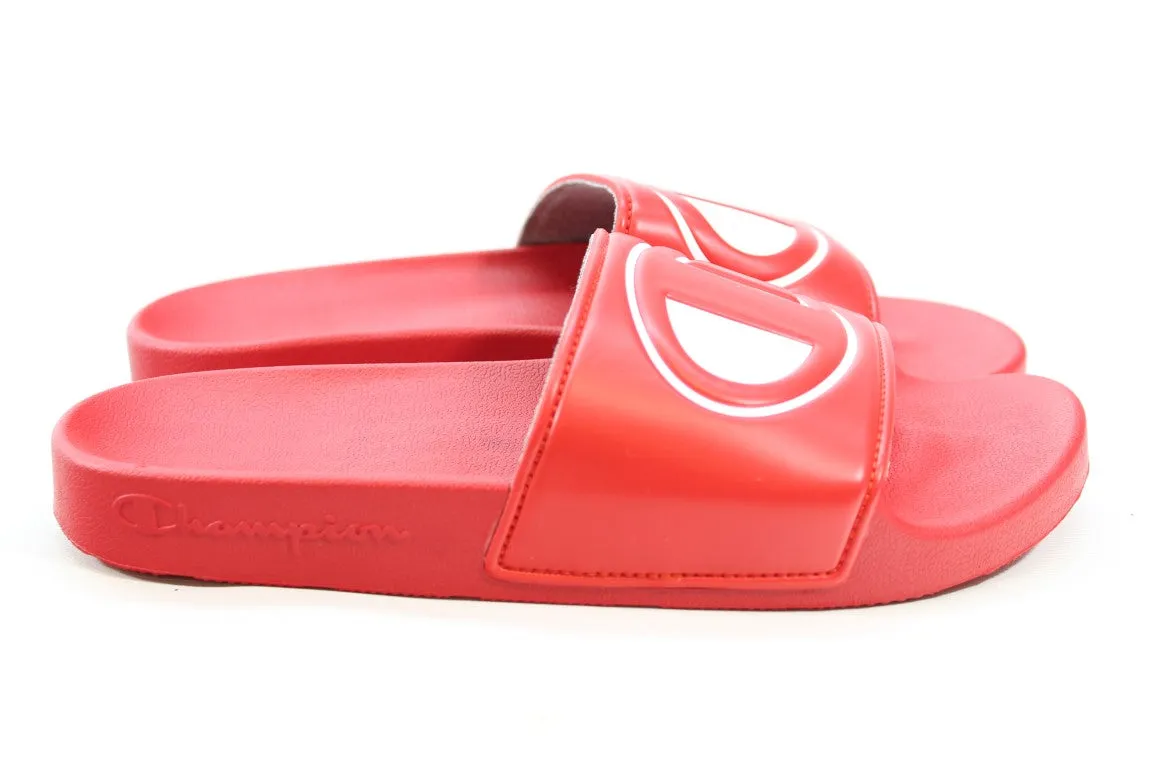 Champion Ipo Slide Women's Red Sandals 10M(ZAP15611)