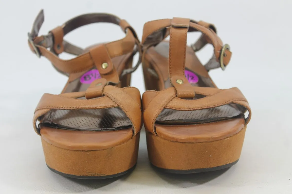 Ciao Bella Slingback Women' s Cognac Sandals 8.5M(ZAP11685)