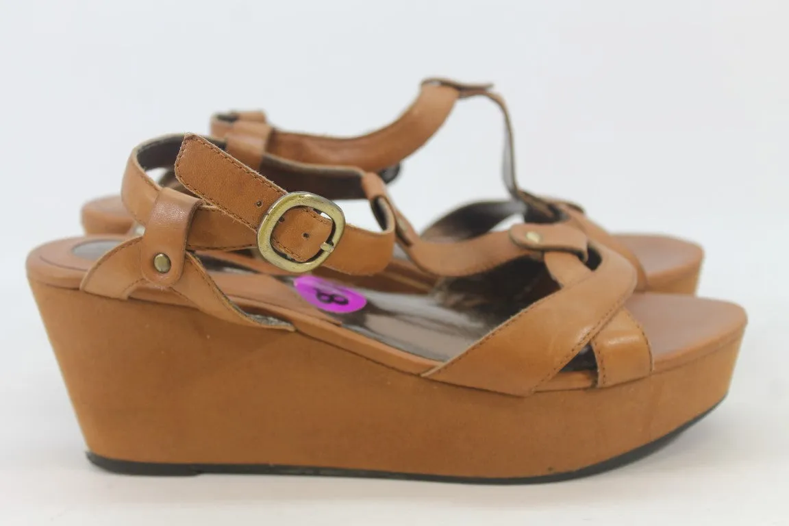 Ciao Bella Slingback Women' s Cognac Sandals 8.5M(ZAP11685)