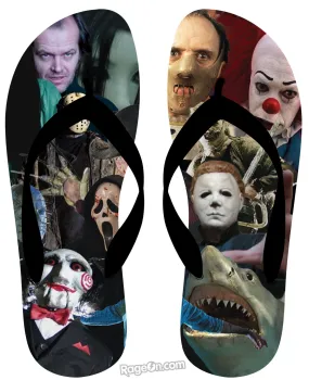 Cinema Killers Flip Flops