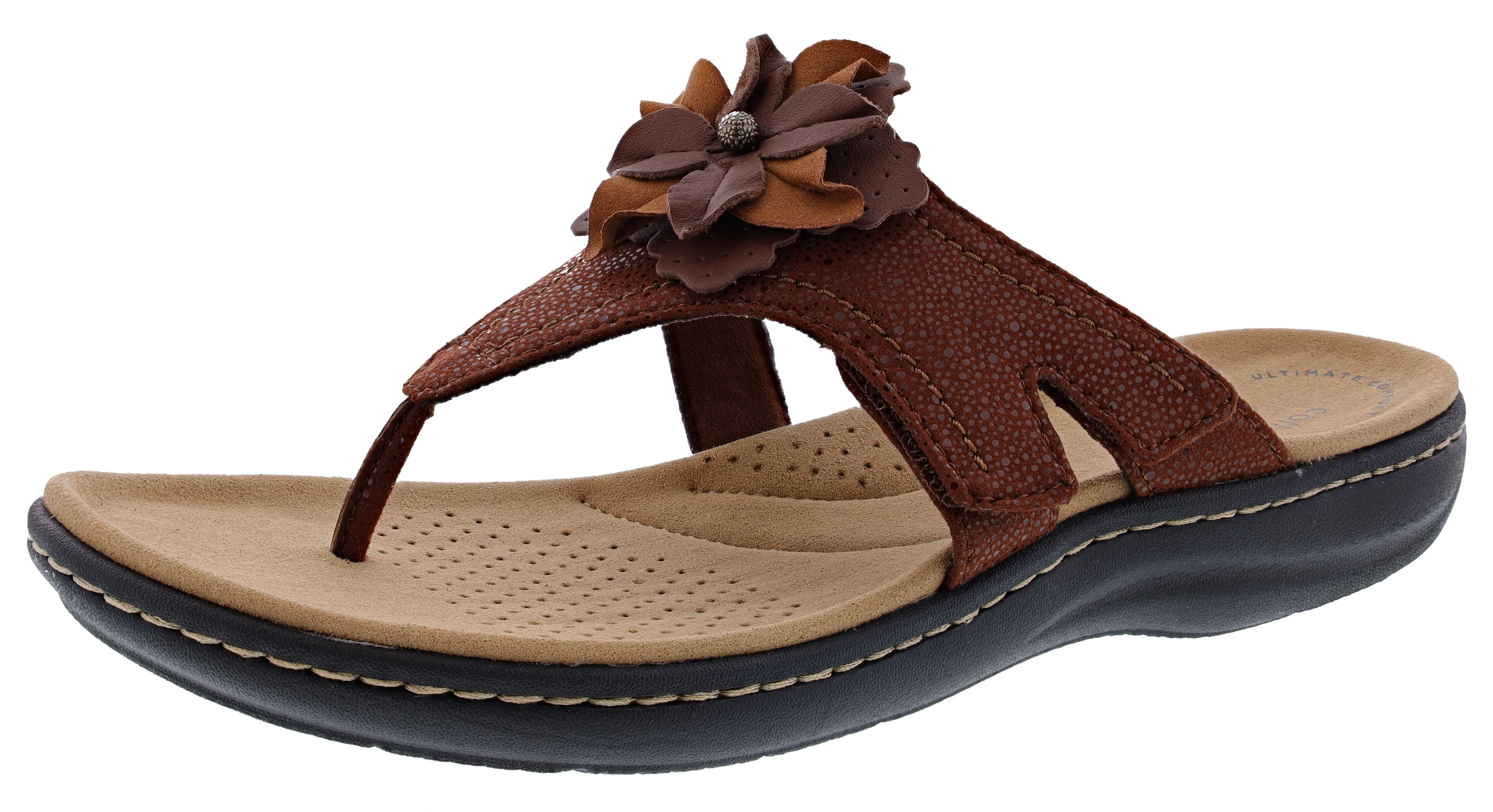 Clarks Laurieann Gema Womens Adjustable Comfort Sandals with Arch Support