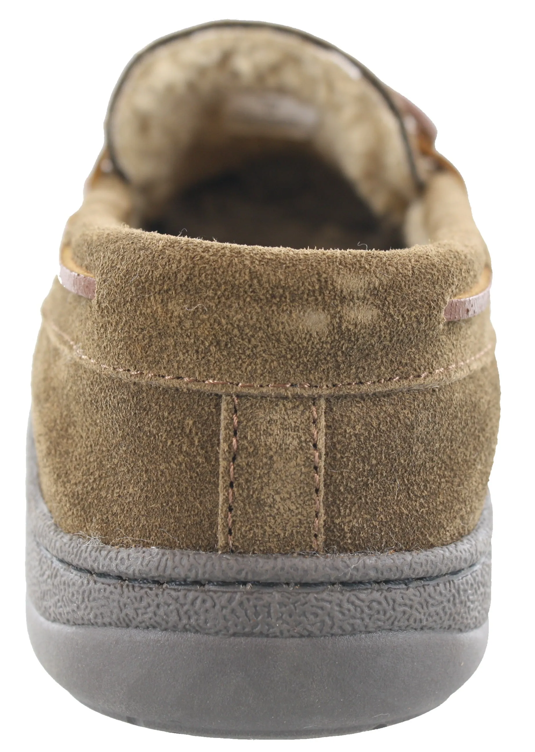 Clarks Men Warm Cozy Slip On Moccasin Winter Slippers Rudy