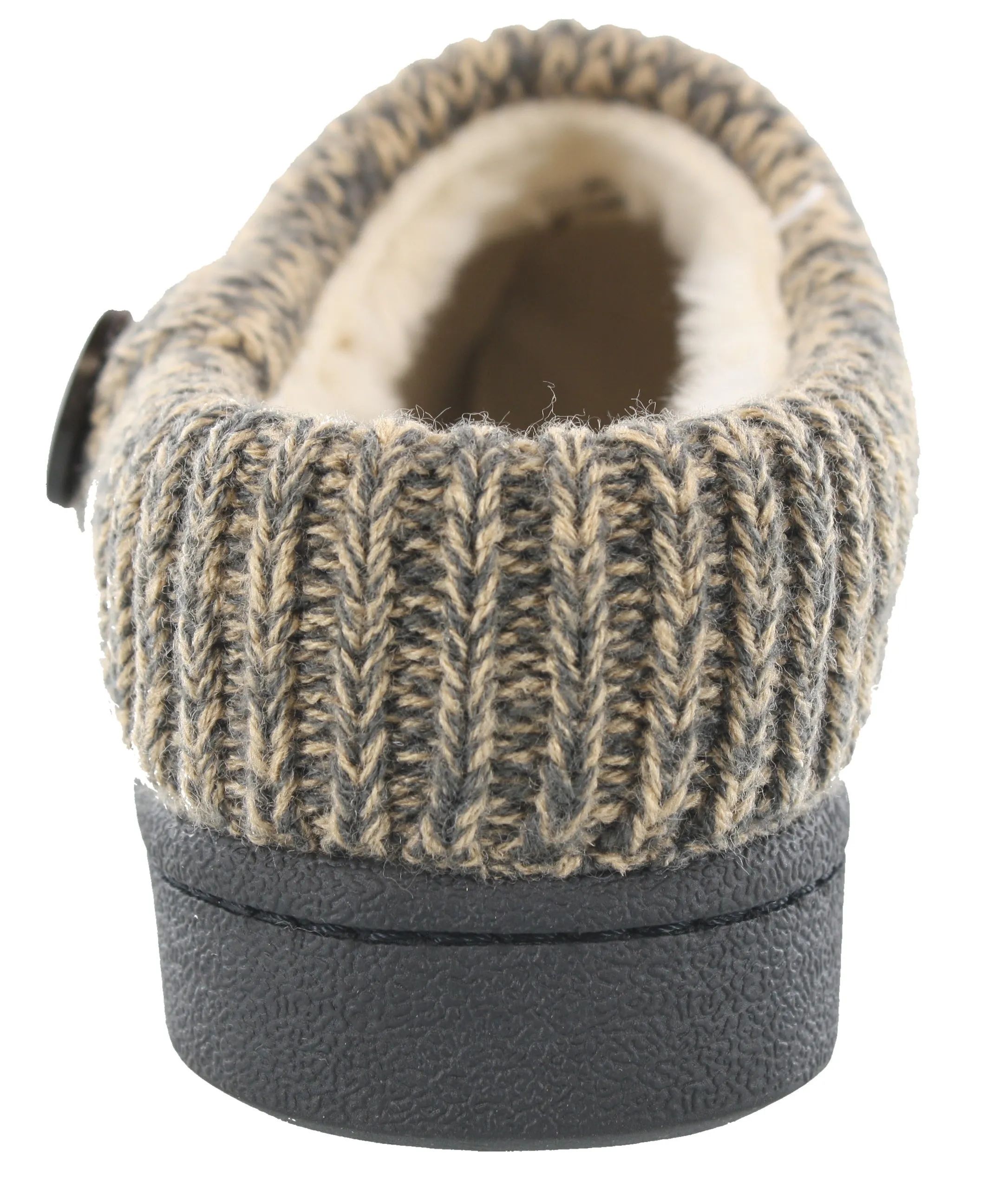 Clarks Women's Knitted Collar Clog Winter Slippers Angelina