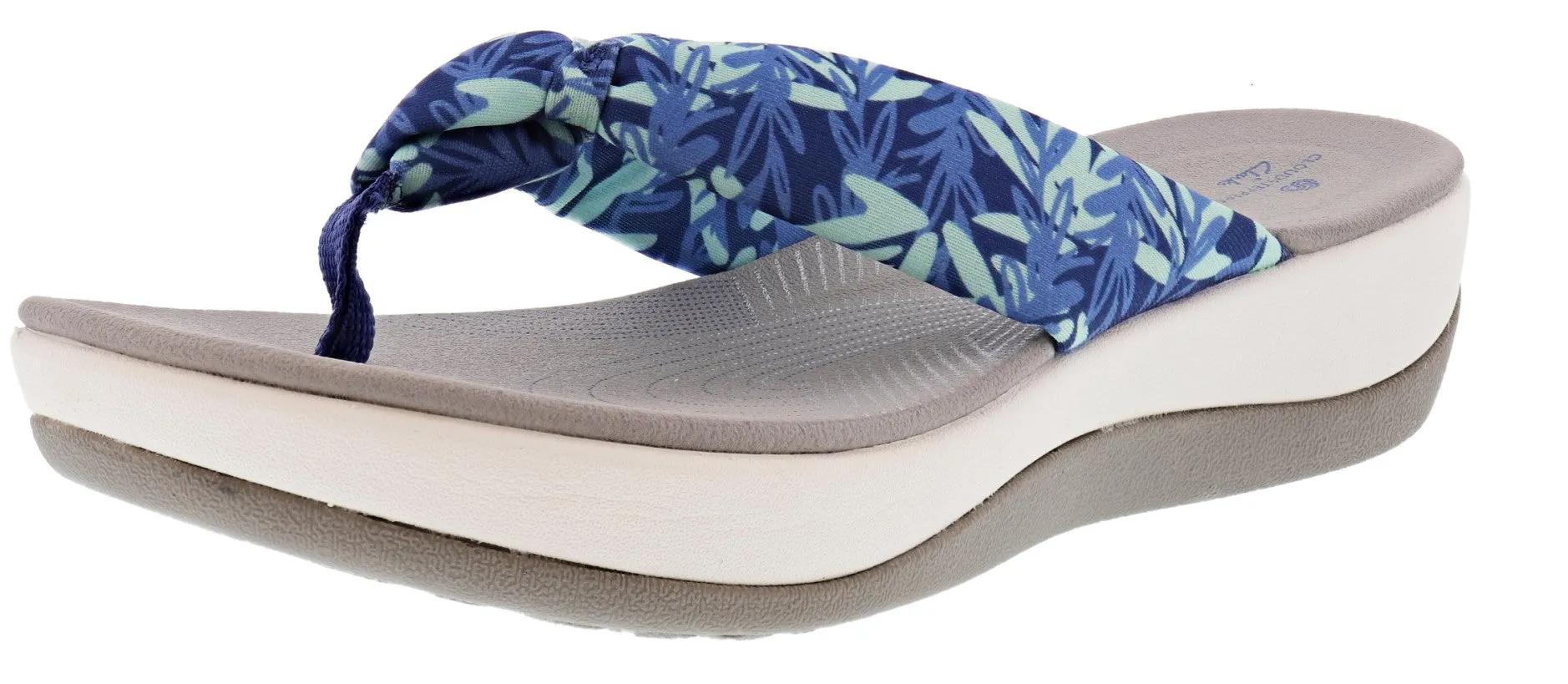 Clarks Women's Summer Sandals Thick Sole Flip Flops Arla Glison