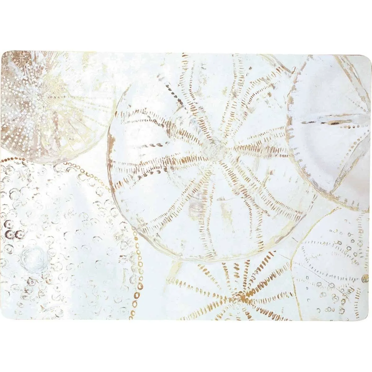 Coastal Shells Art Placemats - Set of 4