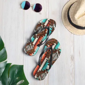 Cool Serape Flip-Flops