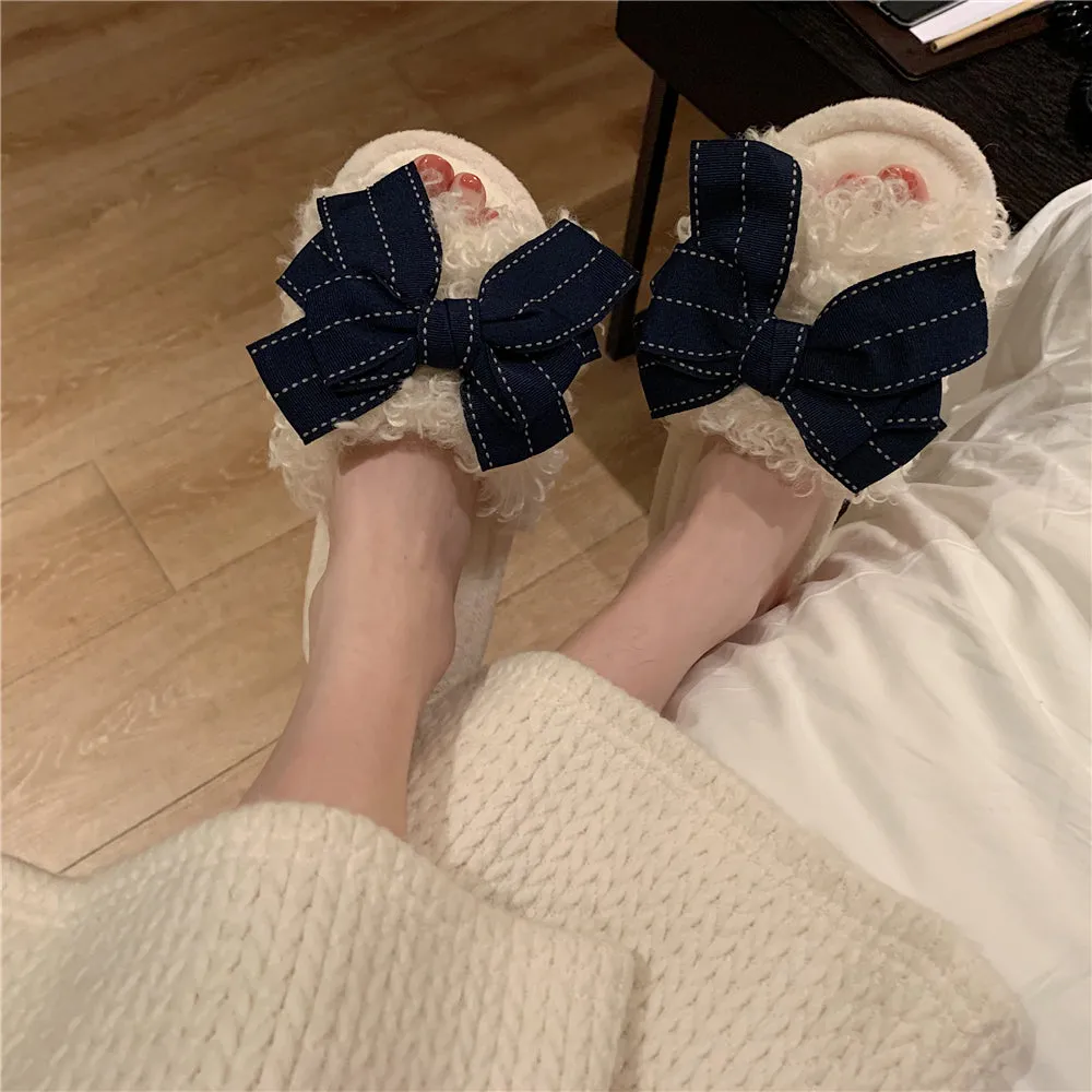 Cute Home Non-slip Cotton Slippers PL52961