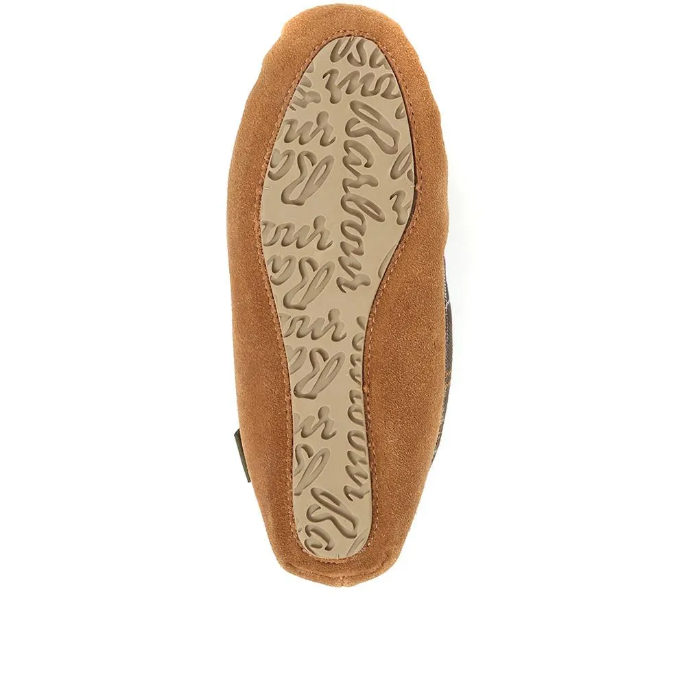 Darcie Leather Moccasin Slippers - BARBR34525 / 320 324