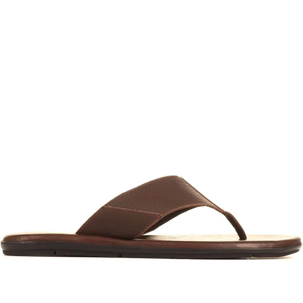 Emmett Leather Toe Post Sandals - EMMETT / 318 612