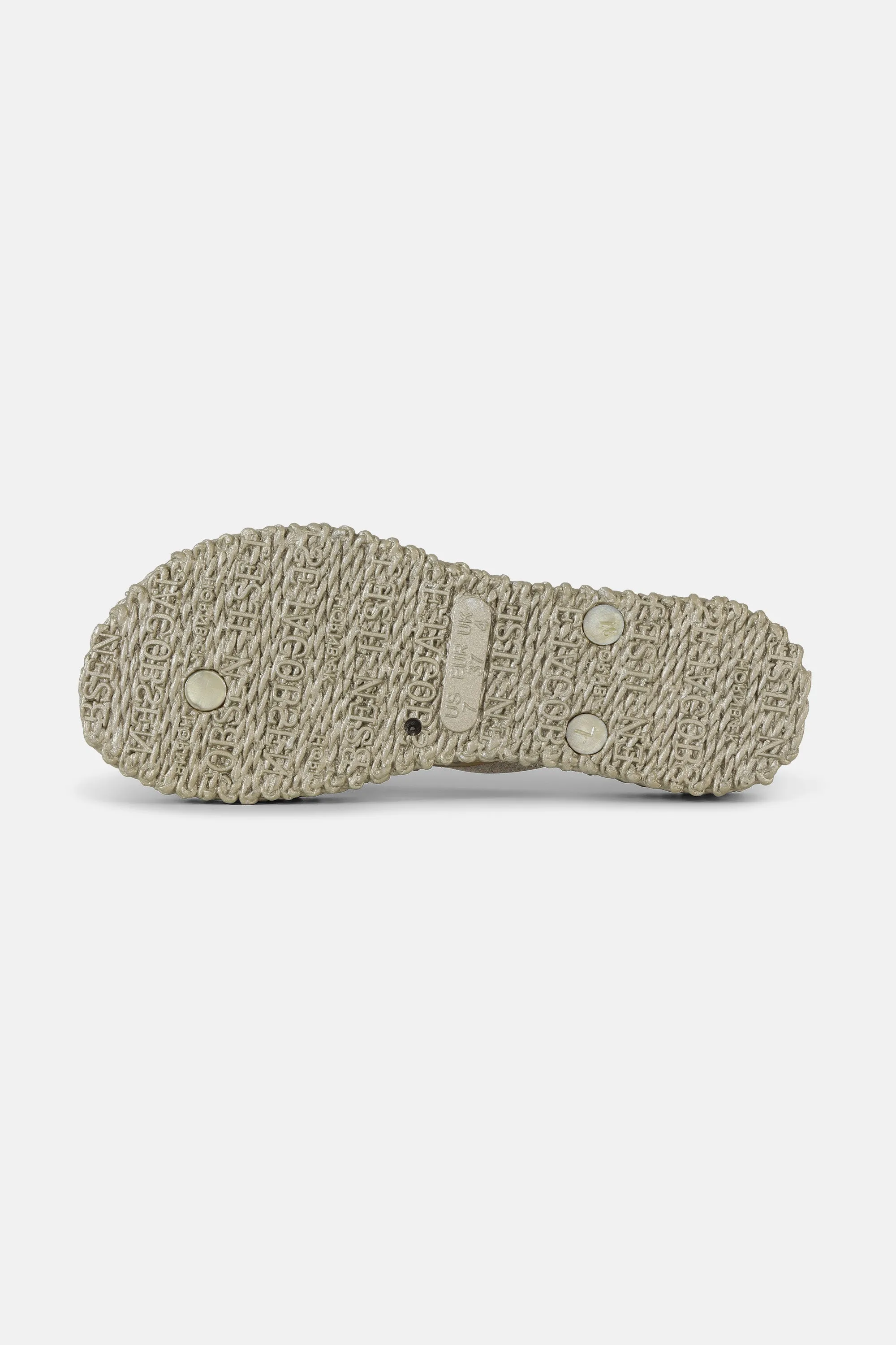 Flip Flop On Platform Sole - Platin