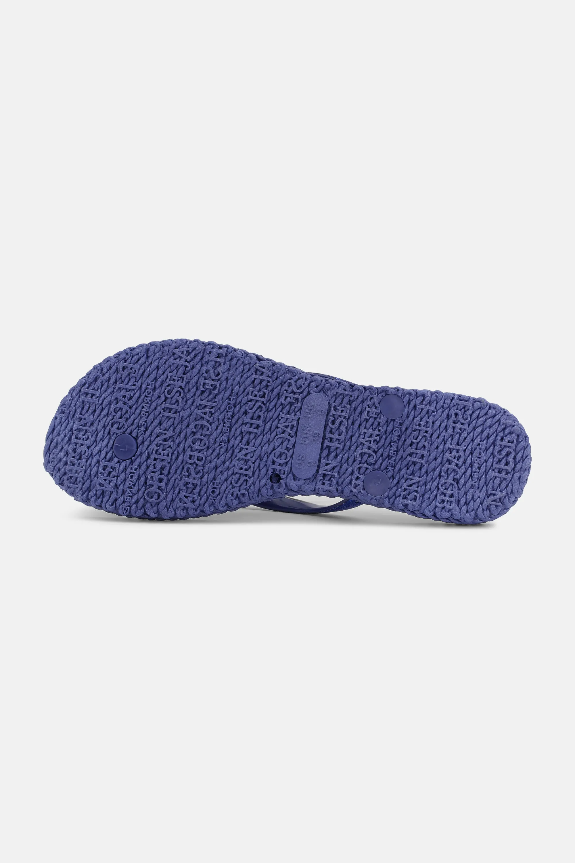 Flip Flop With Glitter - Blue Web