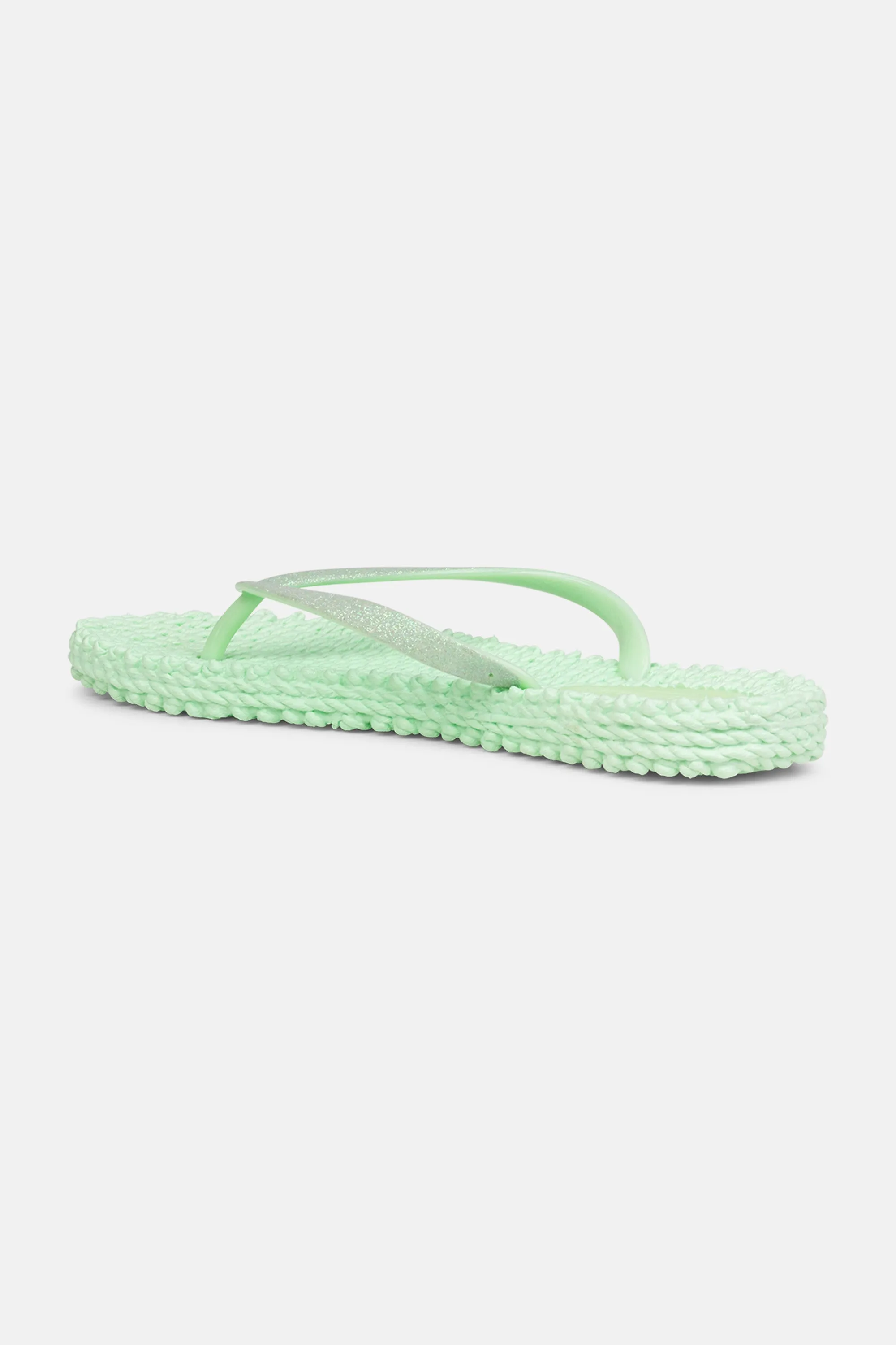 Flip Flop With Glitter - Dusty Agua