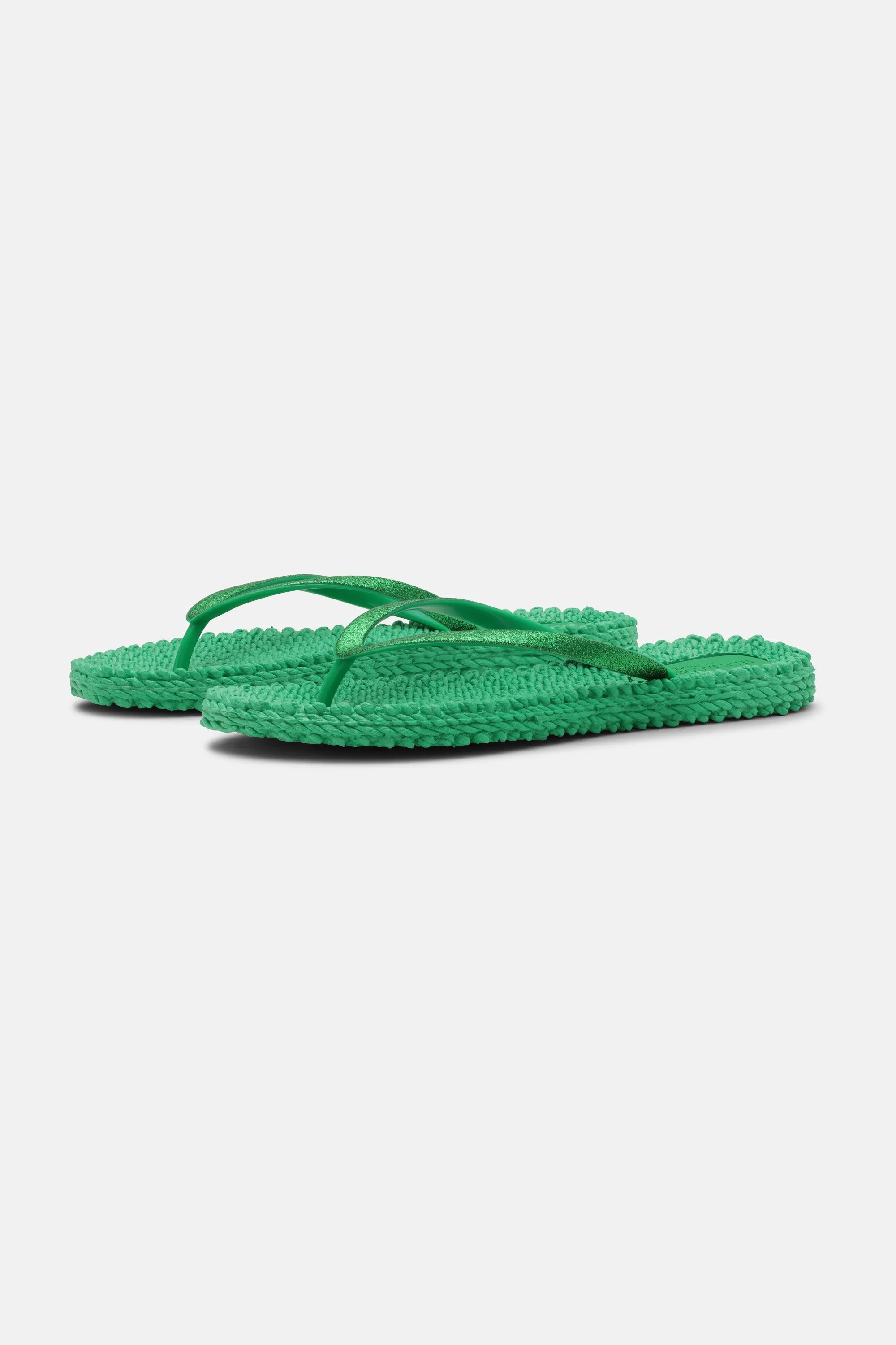 Flip Flop With Glitter - Fern Green