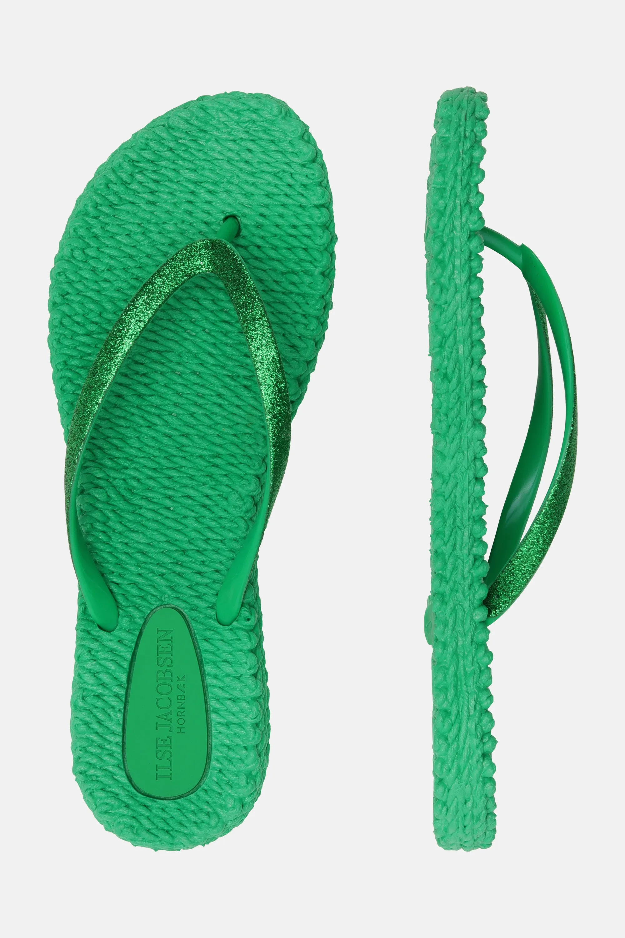 Flip Flop With Glitter - Fern Green